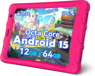Topsand Tablet Android 15 de 8 pulgadas con ranura para tarjeta SIM...