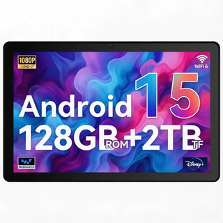 Tableta, tableta de 10 pulgadas Android 15 con procesador Octa-core...