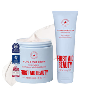 Crema ultra reparadora First Aid Beauty, hidratación intensa, humec...