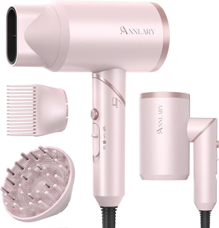 ANNLARY Secador de pelo con peine | Secador de pelo de 1800 W con d...
