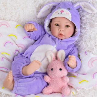 UOFTKIZ Muñecas de bebé de la vida real, muñecas realistas de 17 pu...