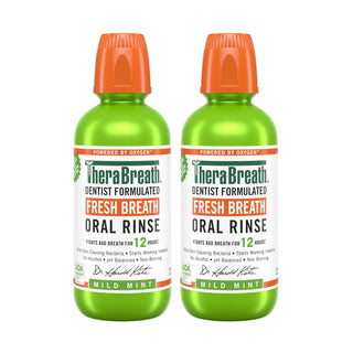 TheraBreath - Enjuague bucal Fresh Breath sabor a menta