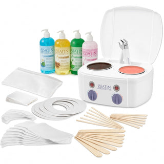 Kit Profesional de Calentador de Cera Dual Satin Smooth - Sistema d...