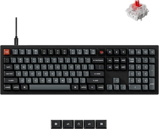 Keychron V6 - Teclado mecánico con cable de tamaño completo 8K con...