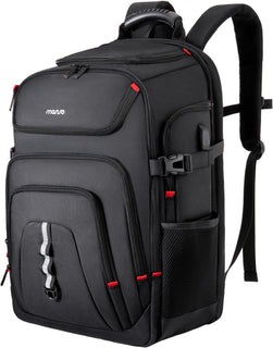 MOSISO Mochila para laptop de 18.4 pulgadas con puerto de carga USB...