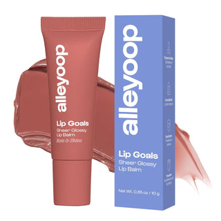 Alleyoop Objetivos labiales: bálsamo labial hidratante para mujeres...