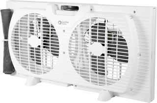 Comfort Zone - Ventilador reversible de ventana doble con 3 velocid...