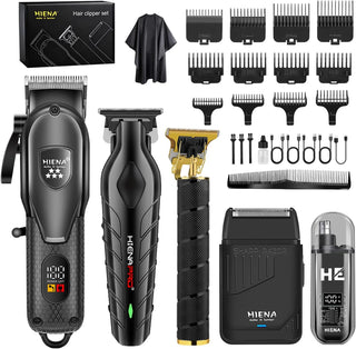 Cortadora de pelo inalámbrica para hombres, kit de corte de pelo y...