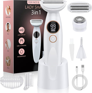 ANYLIV Recortadora de bikini 3 en 1 para mujer, maquinillas de afei...