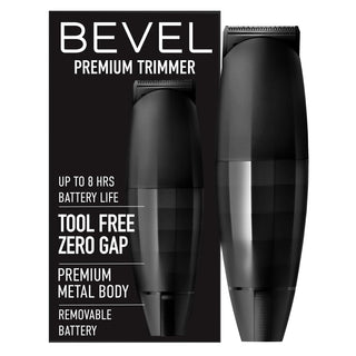 Bevel Recortadora de barba para hombres - Edición Black, recortador...