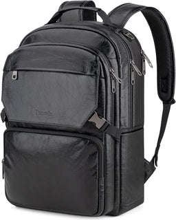 Tzowla Mochila de cuero para laptop, bolsa para hombres y mujeres,...