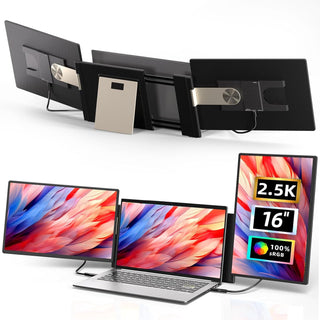 ROYY - Extensor de pantalla para portátil de 2.5 K, monitor portáti...