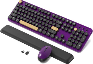 Combos de teclados de computadora inalámbricos y mouse, teclado ret...