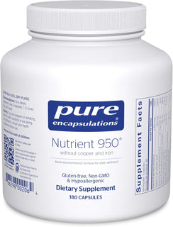 Pure Encapsulations Nutrient 950 sin cobre y hierro | Fórmula hipoa...