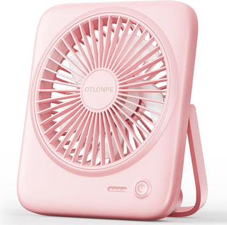 Otlonpe Ventilador de escritorio portátil personal, pequeño ventila...