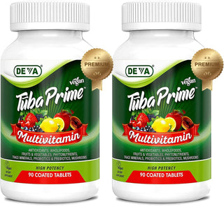 DEVA Tuba Prime - Suplemento dietético multivitamínico vegano de al...