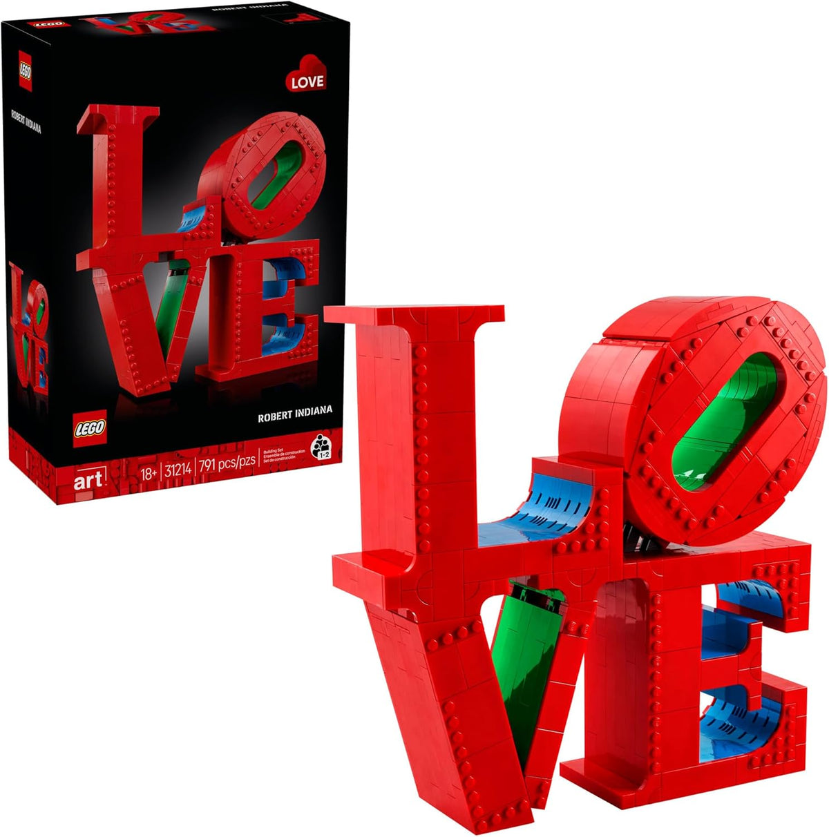 LEGO Art Love Juego de construcción coleccionable Kit de