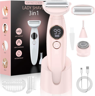 ANYLIV Recortadora de bikini 3 en 1 para mujer, maquinillas de afei...