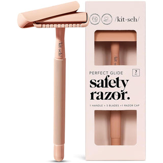 Kitsch Maquinillas de afeitar de seguridad de doble filo para mujer...