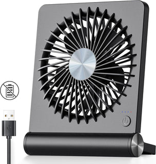 Koonie - Ventilador de escritorio USB, ventilador pequeño ultra sil...