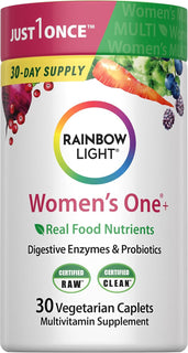 Rainbow Light Multivitamínico One + para mujer | 30 cápsulas | Nutr...