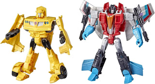 Transformers Toys Heroes and Villains Bumblebee and Starscream - Pa...