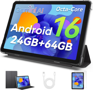 Tablet Android 16 actualizada 2026 de 10.1 pulgadas, procesador Oct...