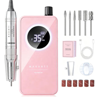 Makartt Pulidor de uñas recargable \u2013 Lima de uñas eléctrica de...