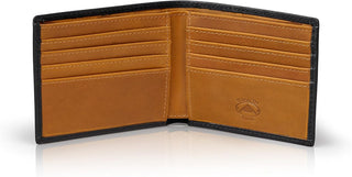 Stealth Mode Billetera de cuero para hombre. Billetera con RFID + 8...