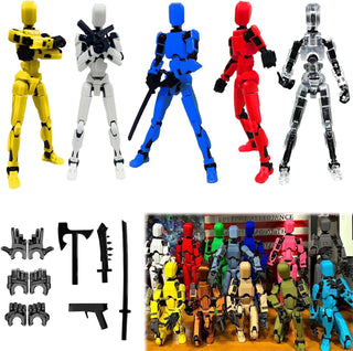Yewmow Figura de acción de Titan 13 con 13 figuras de acción, robot...