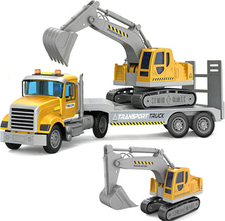 DOWELLIN Transports Trucks - Juguetes para niños, 22 pulgadas, cami...