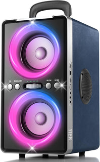 YIER Altavoz Bluetooth, altavoz de fiesta de pico de 240 W con grav...