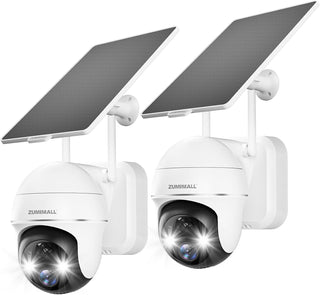 ZUMIMALL Cámaras de seguridad inalámbricas para exteriores, paquete...