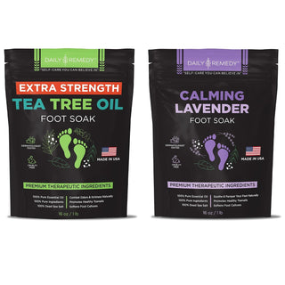 DAILY REMEDY Extra Strength - Juego de aceite de árbol de té y lava...