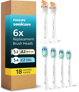 Philips Sonicare Paquete de 6 con suministro de hasta 18 meses, inc...
