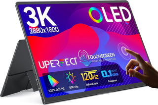 UPERFECT - Monitor portátil OLED con pantalla táctil, monitor para...