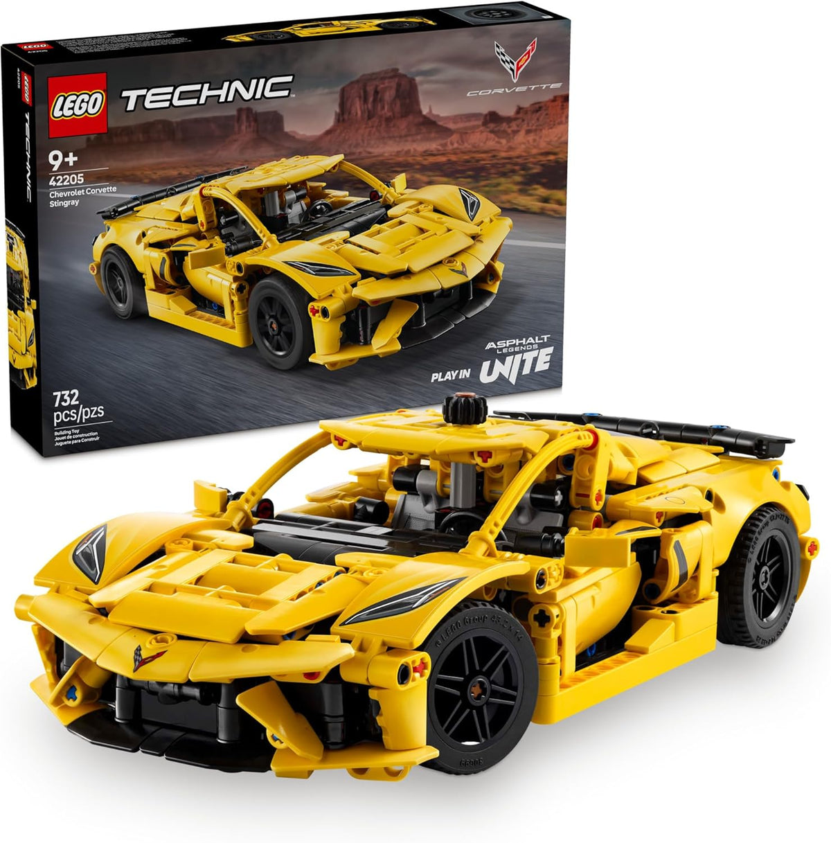 LEGO Technic Chevrolet Corvette Stingray - Juego de construcción de...