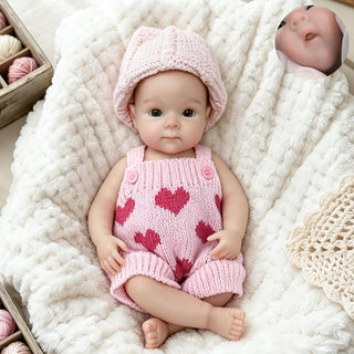 Gileutay Muñeca reborn de bebé de 12 pulgadas, de silicona completa...