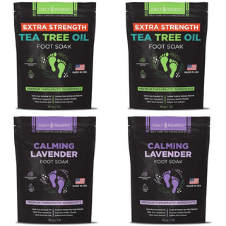 DAILY REMEDY Paquete de 4 \u2013 2 aceites de árbol de té extra fue...