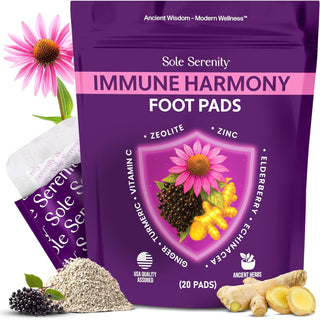 Sole Serenity - Almohadillas para pies con vitamina C, saúco, equin...