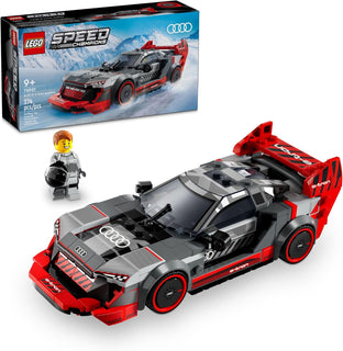 LEGO Speed Champions Audi S1 e-tron Quattro - Juguetes de construcción para niños, niños y niñas, a partir de 9 años - Detalles de diseño y 1 minifigura - Kit de modelo de coche regalo de cumpleaños -