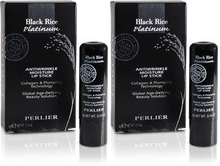 Perlier Black Rice Platinum Plumping Lip Balm, 0.14 onzas líquidas...