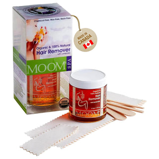 MOOM - Kit de cera de esmalte con lavanda, kit de cera de azúcar en...