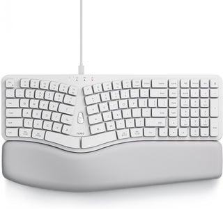 Nulea Teclado ergonómico dividido, teclado de escritura natural con...