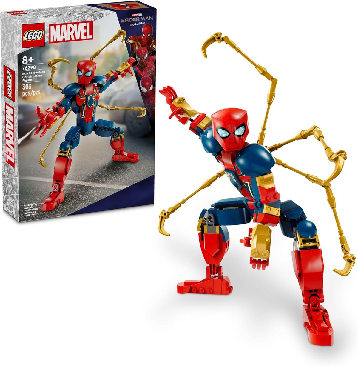 LEGO Marvel Iron Spider-Man - Figura de construcción para