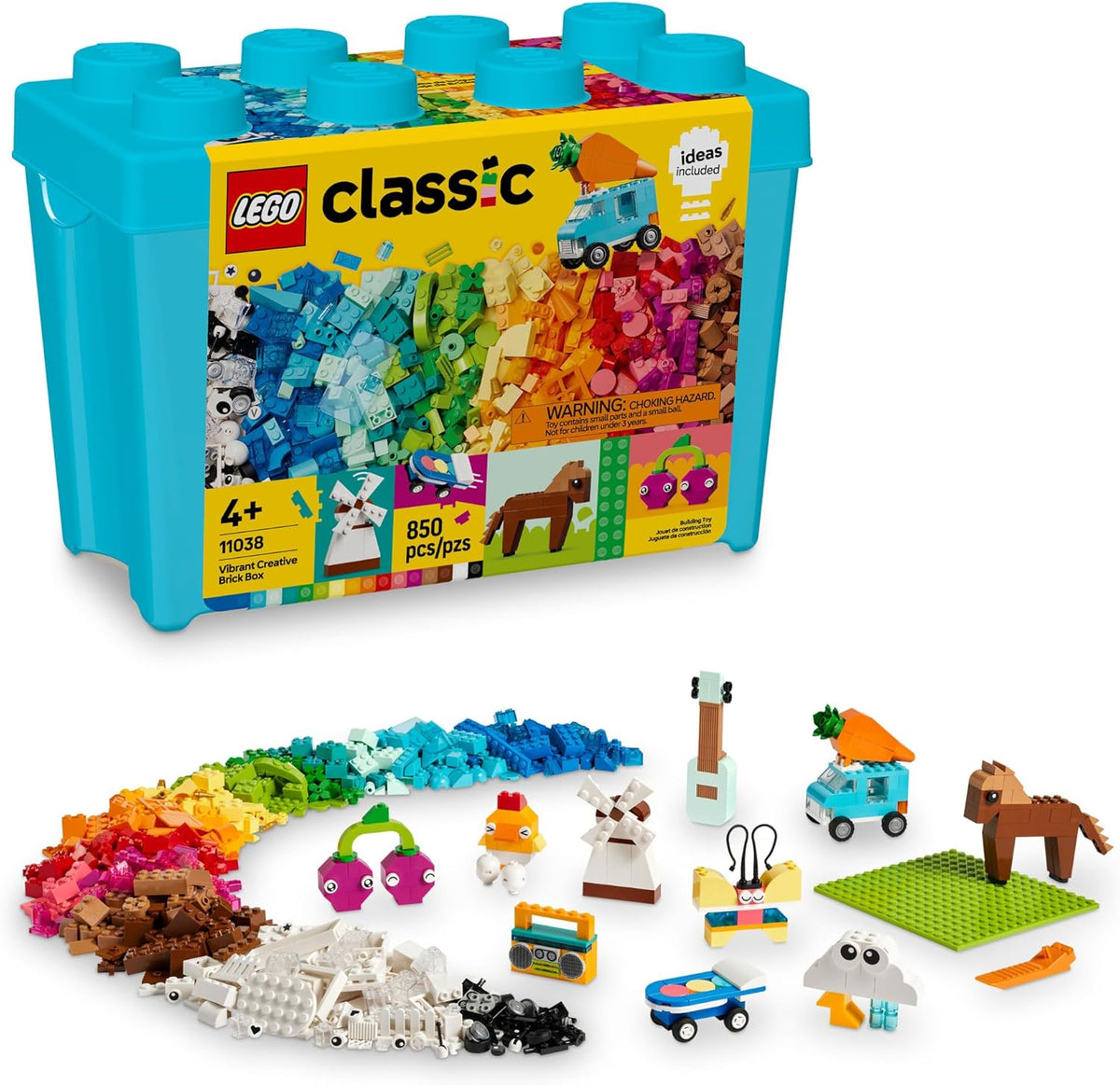 LEGO Bloques de construcción clásicos y vibrantes de caja