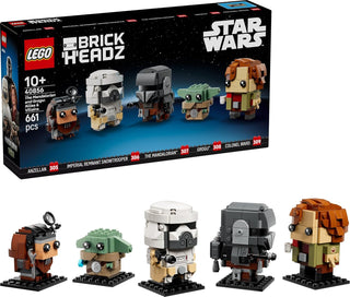 LEGO Star Wars BrickHeadz The Mandalorian & Grogu Allies &...