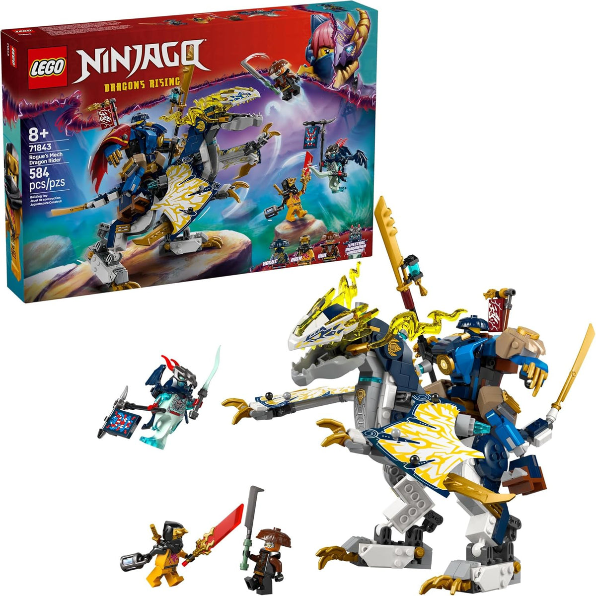 LEGO NINJAGO Rogue Mech Dragon Rider Juguete de