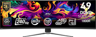 MSI MPG 491CQPX QD-OLED Monitor de computadora QD-OLED de 49 pulgad...