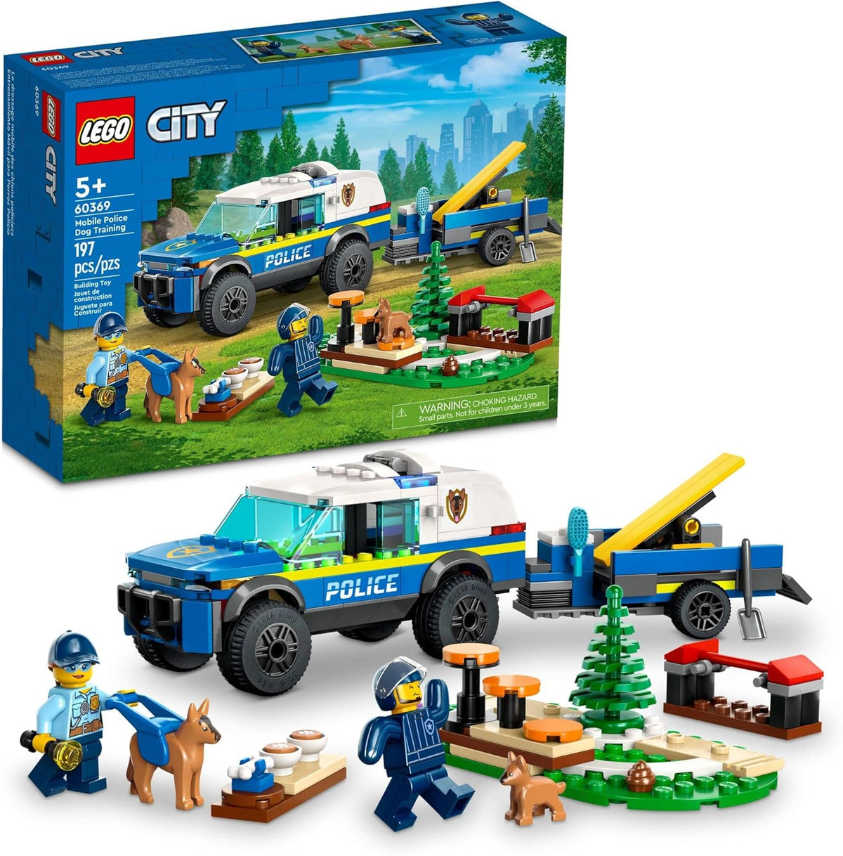 LEGO City Mobile 60369 - Coche de juguete para perros